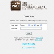 Online Questionnaire Login Screen