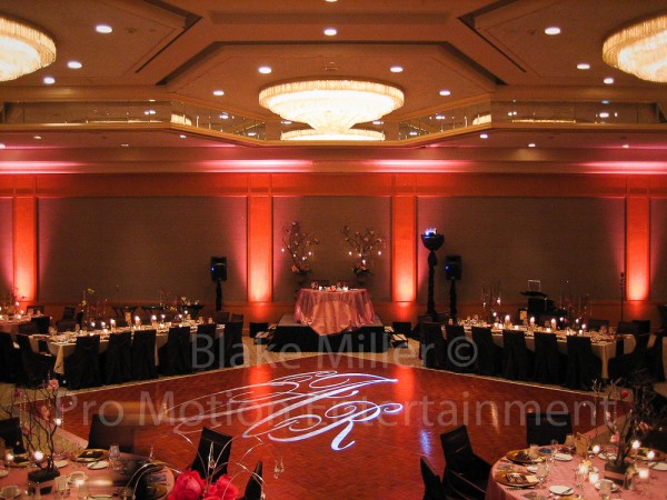 San Diego Wedding Gobo Monogram Projection Image (25)