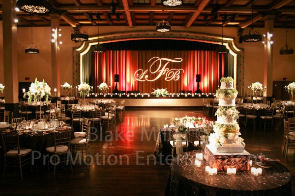 San Diego Wedding Gobo Monogram Projection Image (23)