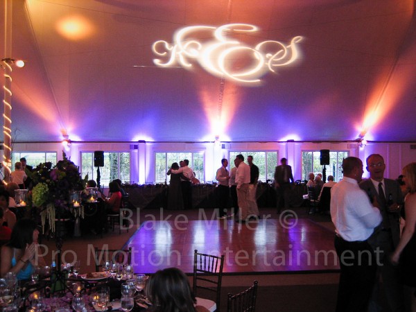 San Diego Wedding Gobo Monogram Projection Image (19)