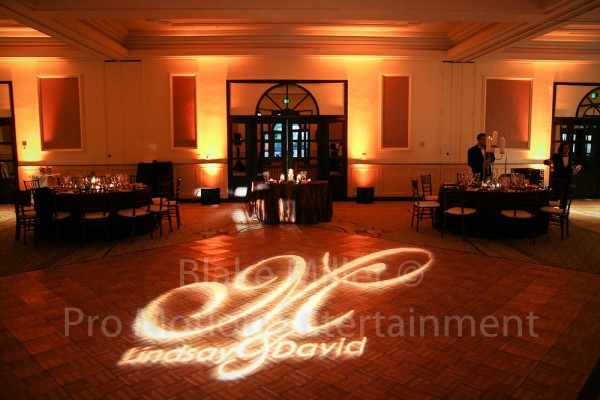 San Diego Wedding Gobo Monogram Projection Image (18)