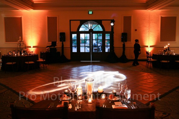 San Diego Wedding Gobo Monogram Projection Image (17)