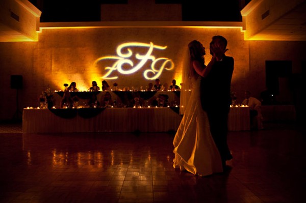 San Diego Wedding Gobo Monogram Projection Image (16)