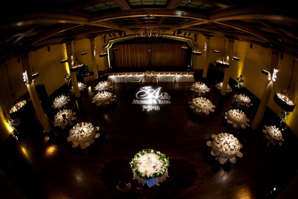 San Diego Wedding Gobo Monogram Projection Image (9)