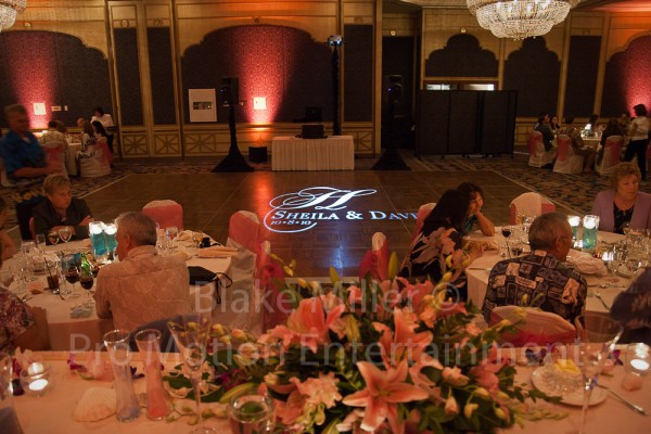 San Diego Wedding Gobo Monogram Projection Image (6)