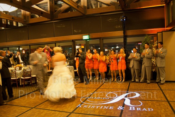 San Diego Wedding Gobo Monogram Projection Image (5)