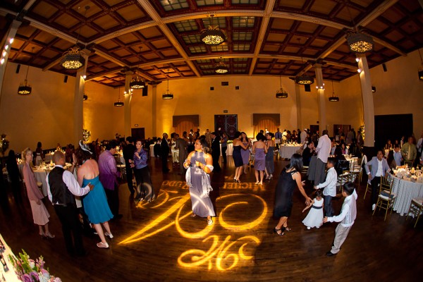 Gobo Monogram at The Prado San Diego Wedding (6)