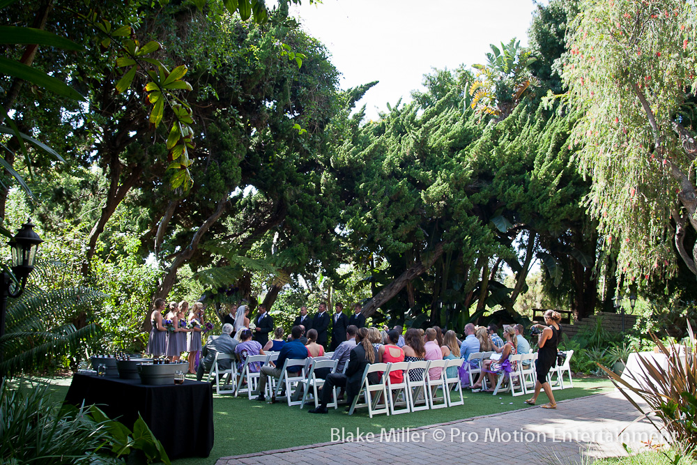 San Diego Botanic Garden Wedding San Diego Wedding Dj
