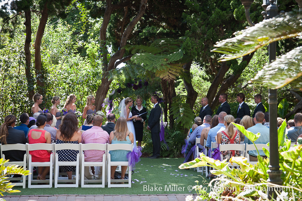 San Diego Botanic Garden Wedding San Diego Wedding Dj