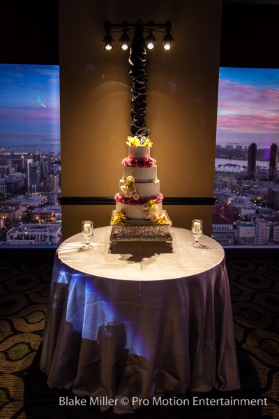 Wedding Lighting at The University Club in San Diego (6)