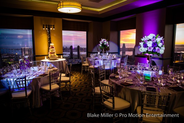 Wedding Lighting at The University Club in San Diego (8)