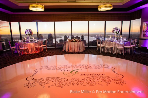 Wedding Lighting at The University Club in San Diego (10)