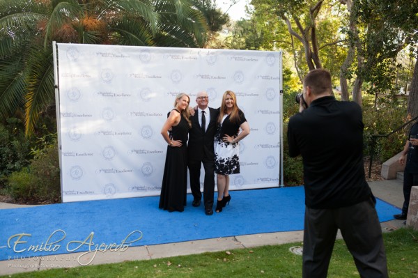 Thanks to Emilio Azevedo for this photo of Blake hard at work on the blue carpet!