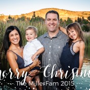 Miller Family Christmas Greeting Card 2015
